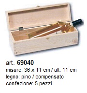 scatola in legno per vino